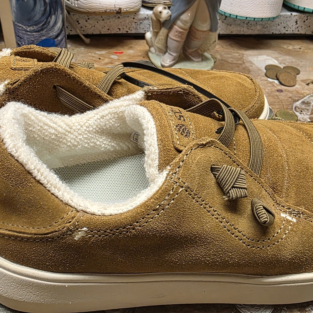 Stio Suede Lace-Up Shoe in Camel